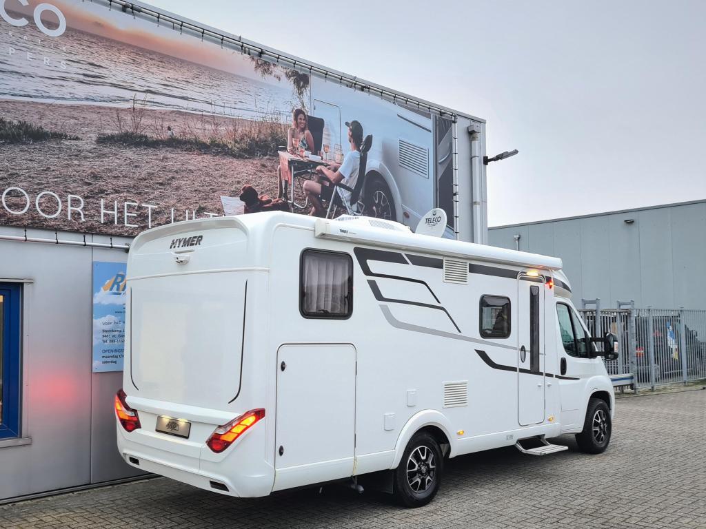 Hymer –  EX 580 T Lengtebedden, dakairco foto-detail